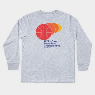 College Basketball Championship 1979 Kids Long Sleeve T-Shirt